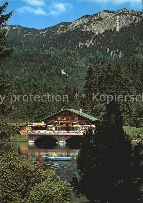 GARMISCH-PARTENKIRCHEN Bayern Gasthaus Restaurant am Pflegersee