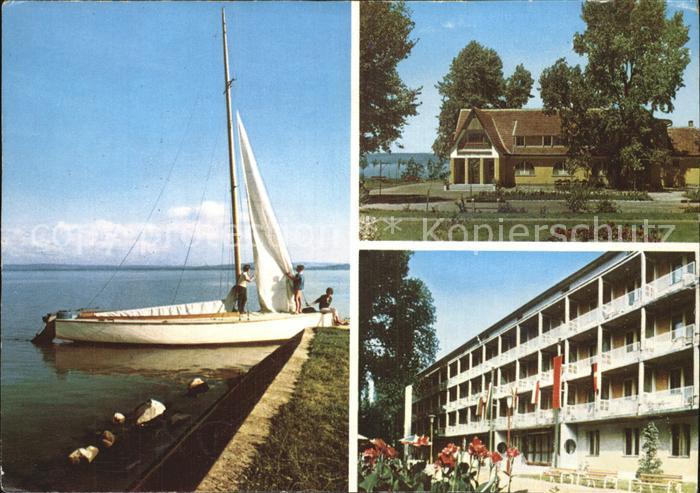 Boglarlelle Balatonlelle Segelboot Hotel Plattensee