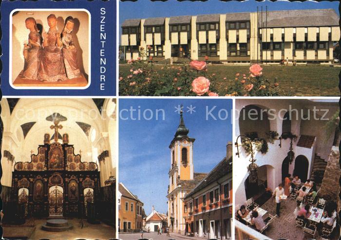 Szentendre Figuren Hotel Restaurant Kirche
