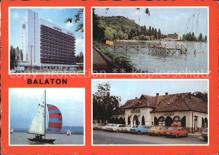 Balaton Plattensee Hotel Restaurant Strandpromenade Segeln