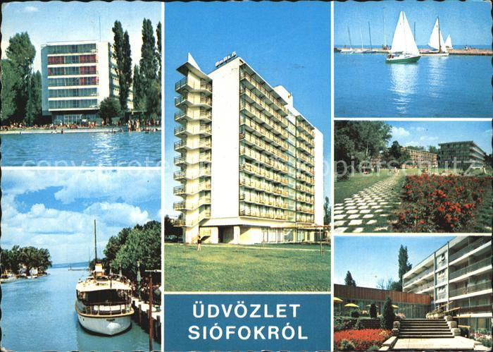 Siofok Hotel Dampfer Anleger Park Segeln Plattensee