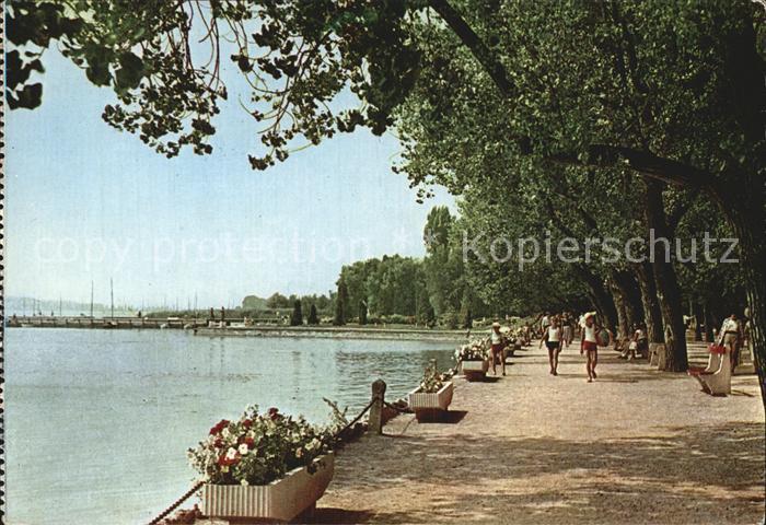 Balatonfuered Setany Uferpromenade Plattensee