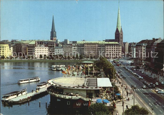 HAMBURG  CITY Jungfernstieg Alsterpavillon