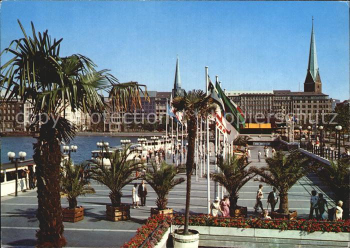 HAMBURG  CITY Alsterpromenade Jungfernstieg