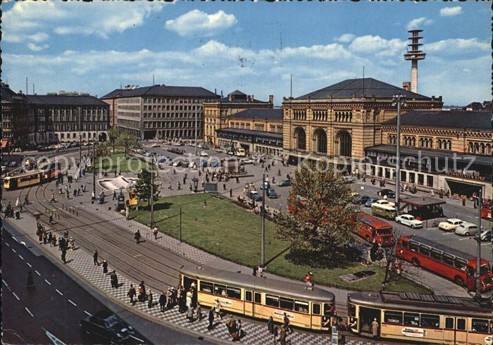 HANNOVER  CITY Ernst August Platz Hauptbahnhof Strassenbahn