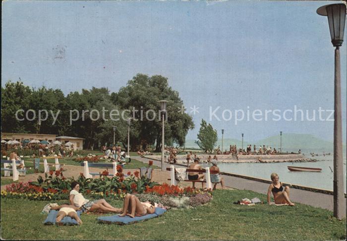 Balatongyoeroek Strand Plattensee