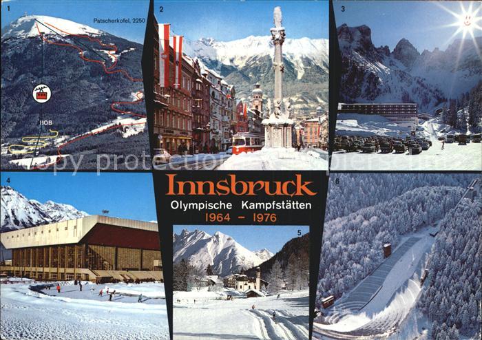 Innsbruck Olympische Kampfstaetten Wintersportplatz Alpen