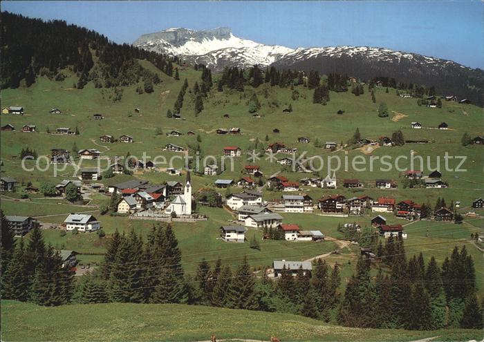 Hirschegg Kleinwalsertal Vorarlberg Panorama mit Ifen