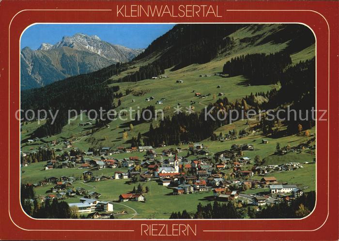 Riezlern Kleinwalsertal Vorarlberg Panorama Oberwestegg Nebelhorn Allgaeuer Alpe
