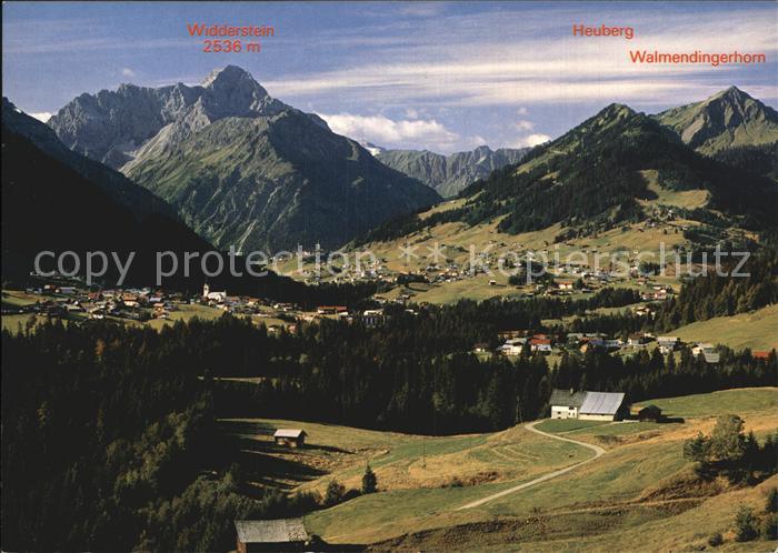 Riezlern Kleinwalsertal Vorarlberg mit Hirschegg Mittelberg Alpenpanorama