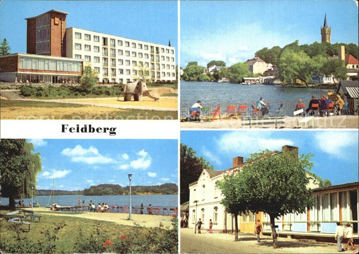 Feldberg Mecklenburg FDGB Erholungsheim Freundschaft Bettenhaus Terrasse Haussee