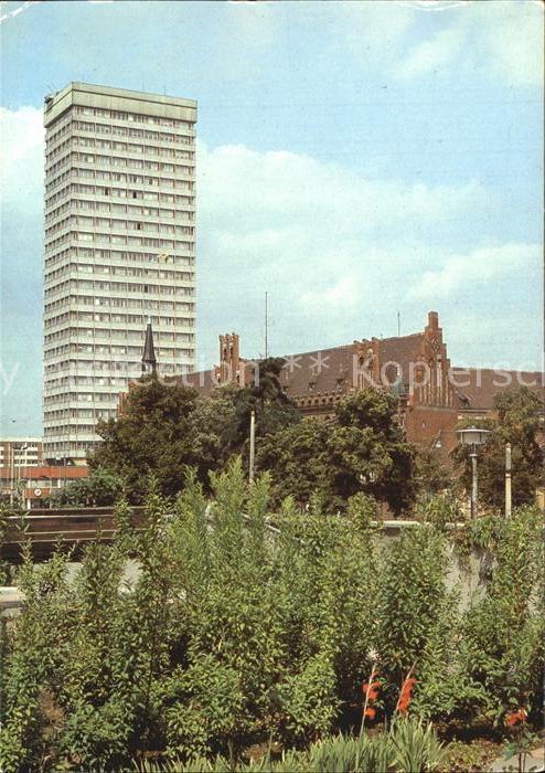 Frankfurt Oder Hochhaus Platz der Republik Jugendtouristenhotel