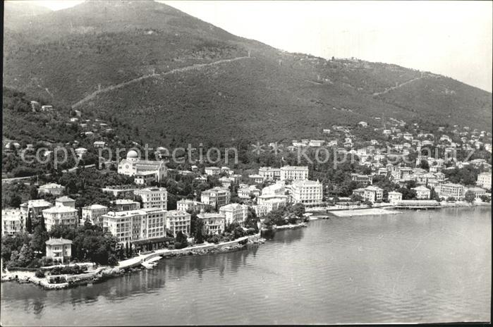 Opatija Abbazia Fliegeraufnahme