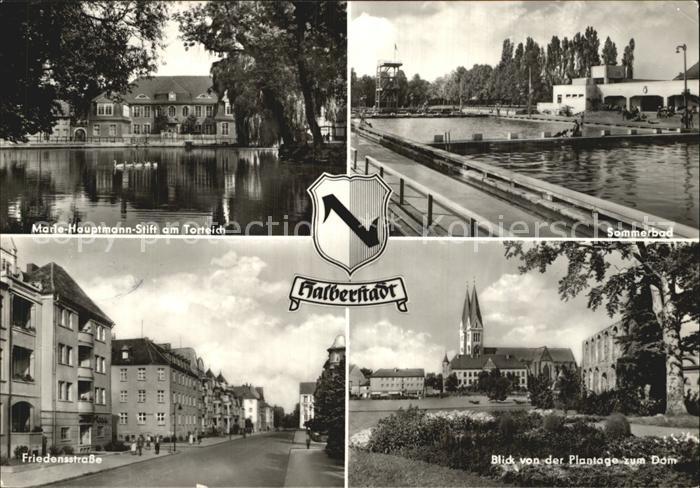 Halberstadt Marie Hauptmann Stift Torteich Sommerbad Plantage Dom Friedensstrass