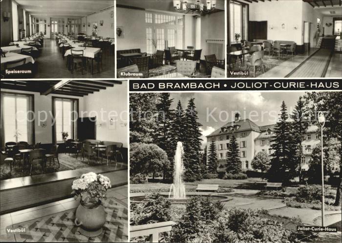 Bad Brambach Joliot Curie Haus Speiseraum Klubraum Vestibuel