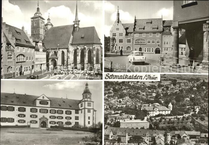 Schmalkalden Thueringen Altmarkt Rathaus Wilhelmsburg