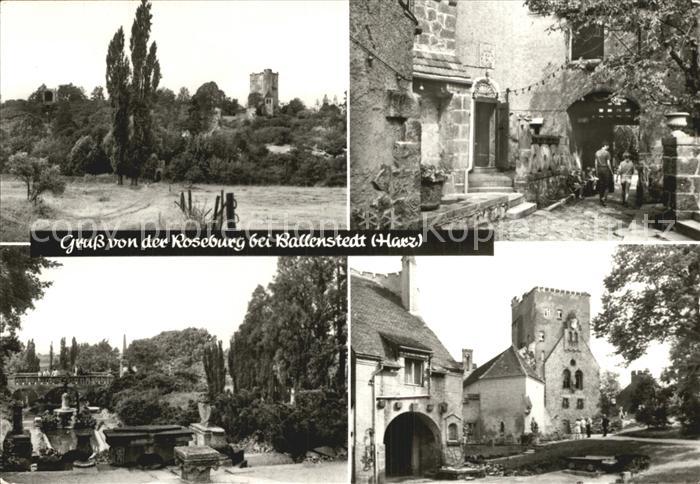 Ballenstedt Kulturzentrum Erholungszentrum Roseburg Schloss