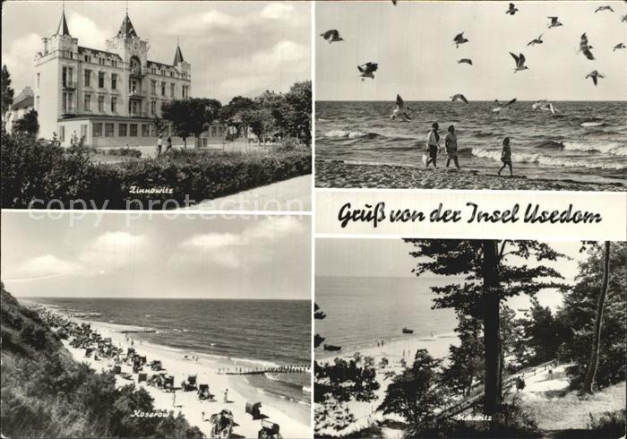 Zinnowitz Ostseebad Fereinheim Strand Moewen Koserow ueckeritz Insel Usedom
