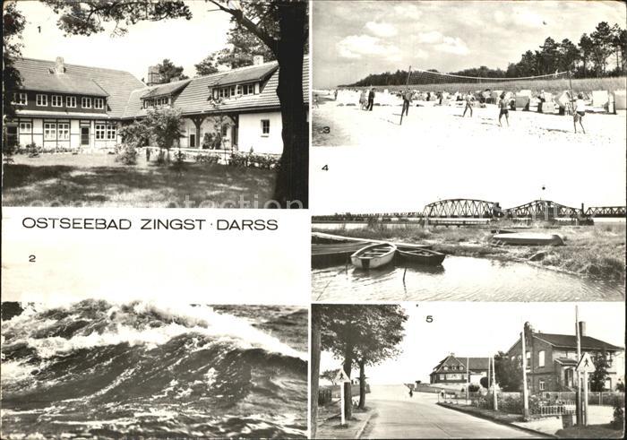 Zingst Ostseebad Kinderferienheim Zingsthof Ostseewellen Strand Meinigenbruecke