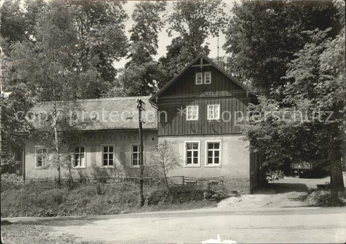 Berthelsdorf Sebnitz Konsum Gaststaette Jagdbaude Hohwaldschaenke