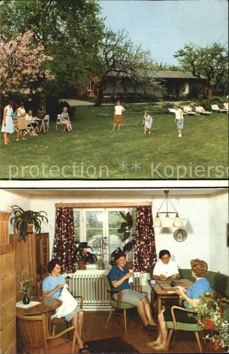 Langballig Muettergenesungsheim der Arbeitergemeinschaft Deutsches Schleswig Hau