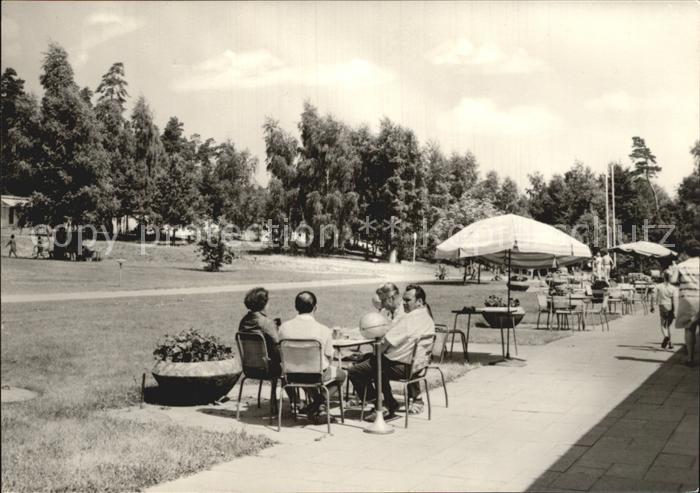 Klink Waren FDGB Urlaubersiedlung Voelkerfreundschaft Terasse am Klubhaus
