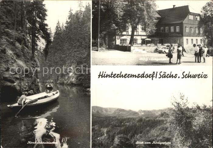 Hinterhermsdorf Kirnitzschtalklamm Koenigsplatz HOG Erbgericht