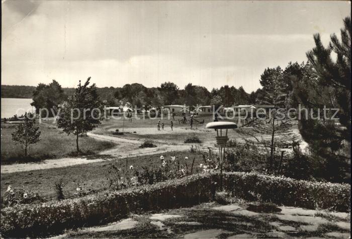Jabel Waren Bungalowsiedlung der Universitaet Rostock