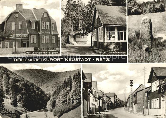 Neustadt Rennsteig Hoehenluftkurort haus Edelweiss Erholungsheim Kinderferienlag