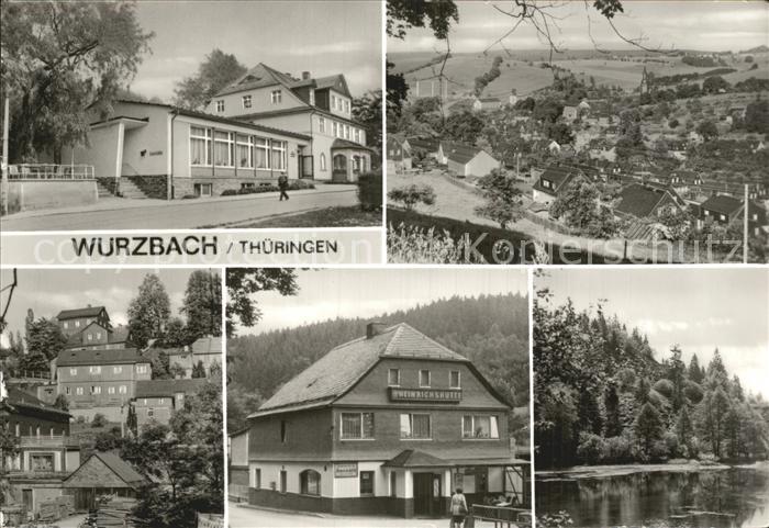 Wurzbach FDGB Erholungsheim Rudi Arnstadt Gasthaus Heinrichshuette Forstteich Ko