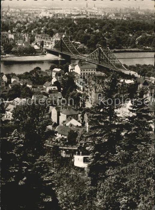Loschwitz Koernerplatz Blaues Wunder Schwebebahn