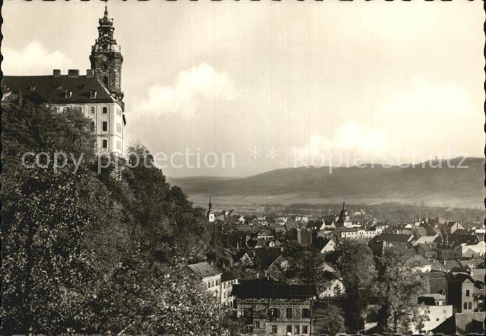 Rudolstadt Heidecksburg mit Blick auf die Stadt