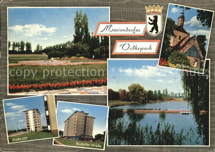 BERLIN  CITY Strasse 229 Rixdorfer Strasse Alte Dorfkirche