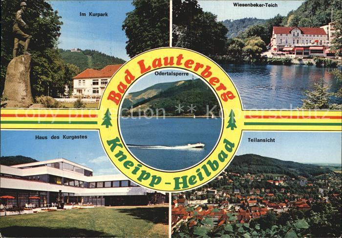 Bad Lauterberg Kurpark Haus des Kurgastes Wiesenbeker Teich Odertalsperre