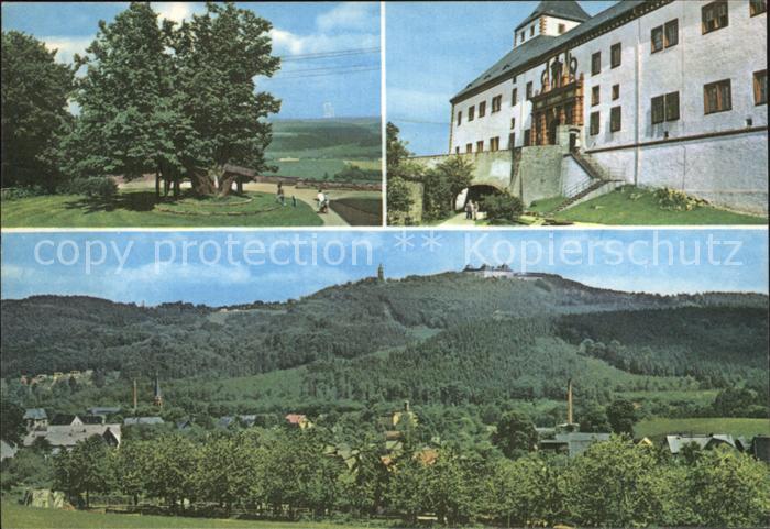 Augustusburg Schlosslinde Nordportal Erdmannsdorf zum Schloss