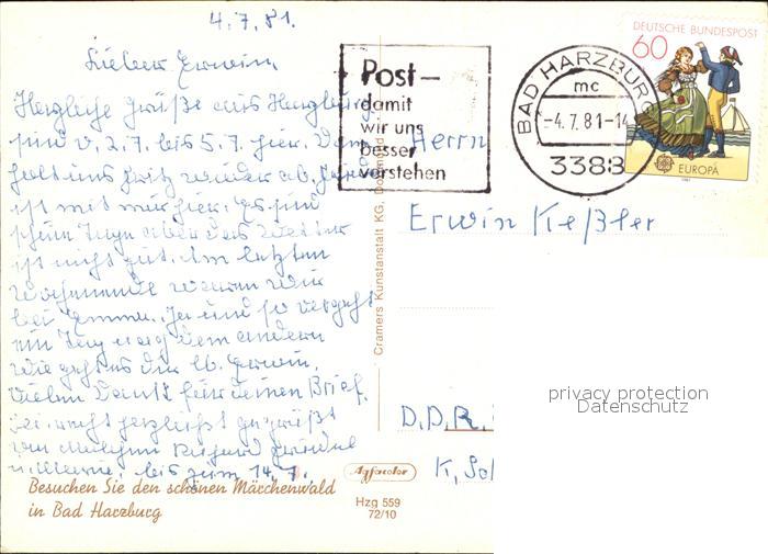 Bad Harzburg Cafe Winnwuk Kurhaus Anlagen Casino Park Thermalsole Hallenbad Maer – Bild 2