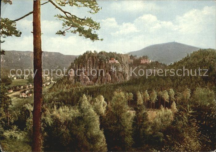 Oybin Sachsen Ameisenberg auf Felsengasse Hochwald Schuppenberg
