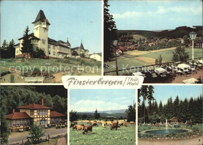 Finsterbergen Kurhaus Finsterbergen Steigermuehle Rennsteig Konzertplatz