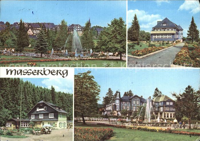 Masserberg Kurpark Massermuehle Kurhaus Augenheilstaette
