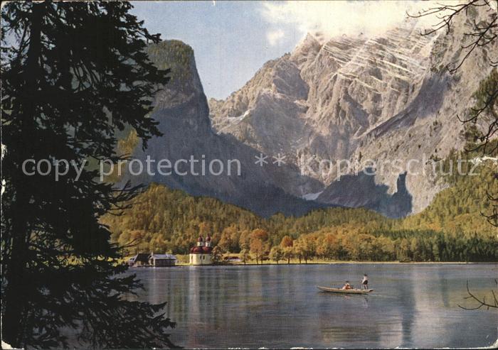 Koenigsee Berchtesgaden St. Bartholomae Watzmann-Ostwand