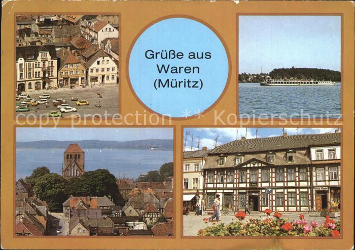 Waren Mueritz Loewenapotheke St. Georgenkirche