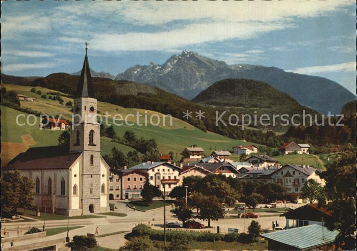 Schellenberg Berchtesgaden Marktplatz Hohem Goell Kirche