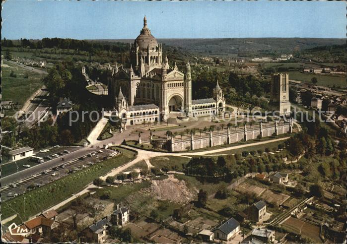 Lisieux Vue general aerienne de la Basilique