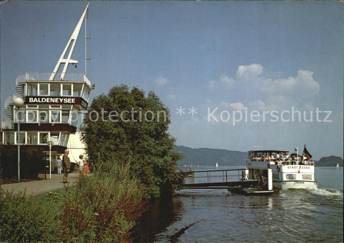 Essen Ruhr Baldeneysee Personenschiff Stadt Essen