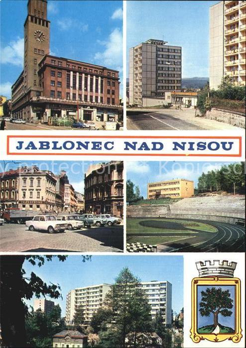 Jablonec nad Nisou Radnice Sidliste komenskeho namesti Sportovni hala Sidliste