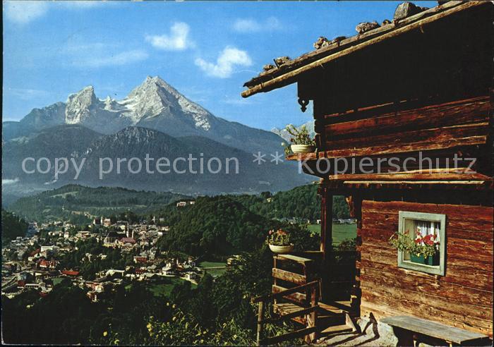 BERCHTESGADEN Bayern mit Watzmann