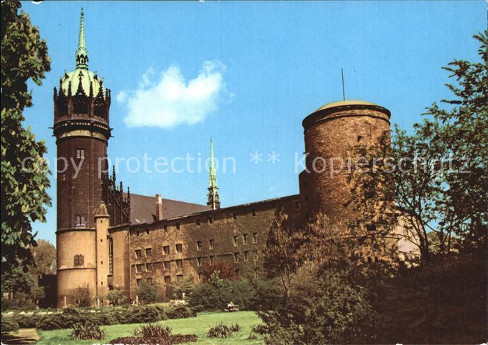 Wittenberg Lutherstadt Schloss schlosskirche