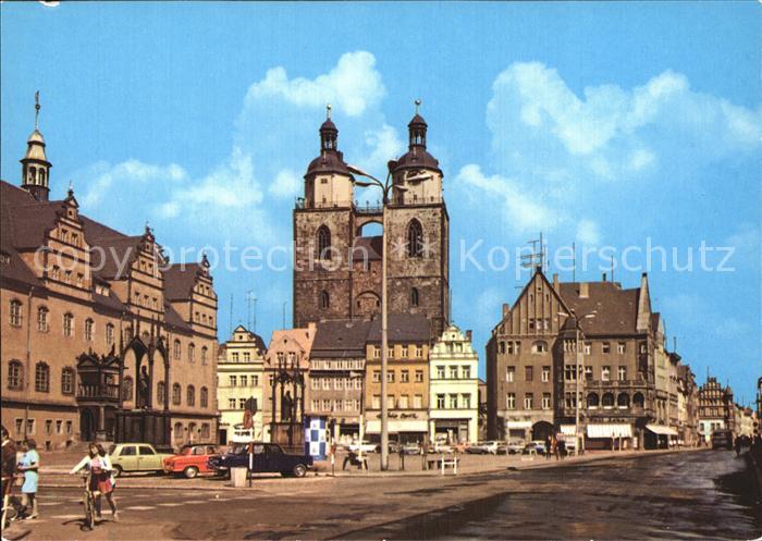 Wittenberg Lutherstadt Marktplatz