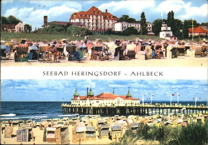 Ahlbeck Ostseebad FDGB-Heim Solidaritaet Ahlbeck Seebruecke Pier