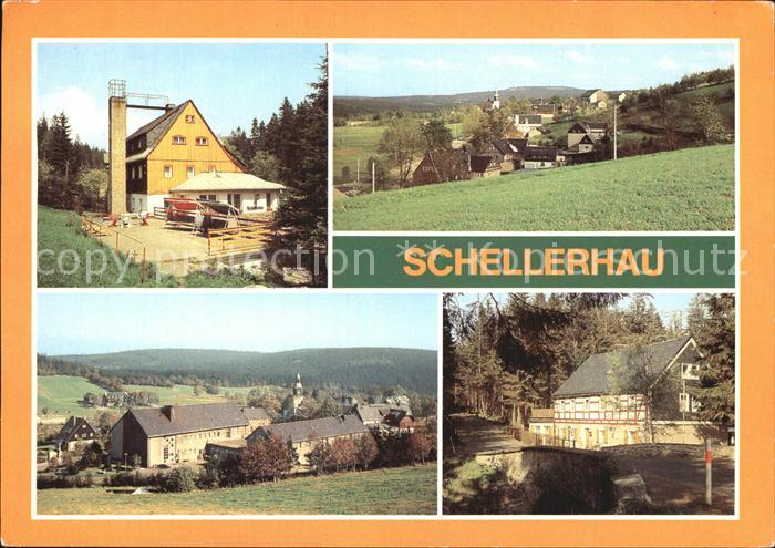 Schellerhau Kur-Erholungsort Ferienheim Richtkrone des VEB Kahleberg FDGB-Casino